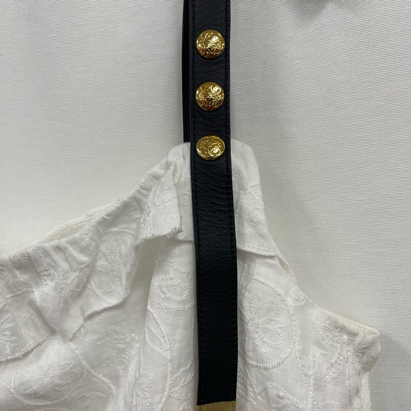 LOEWE Broderie Anglaise Ruffle Camisole In White, Runway, size M (8US) NWT - Picture 7 of 8